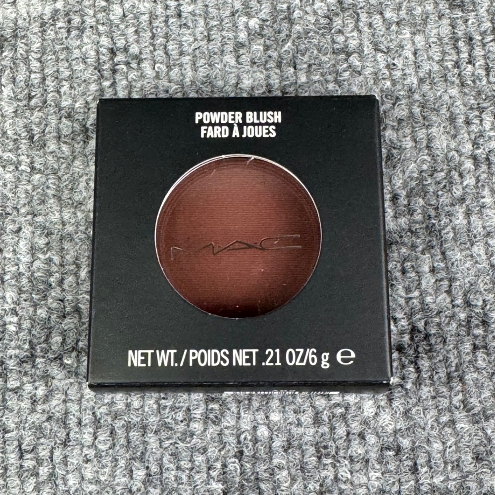 MAC Powder Blush Film Noir Deep Chocolate Brown Matte 0.21oz 6g A82 NEW